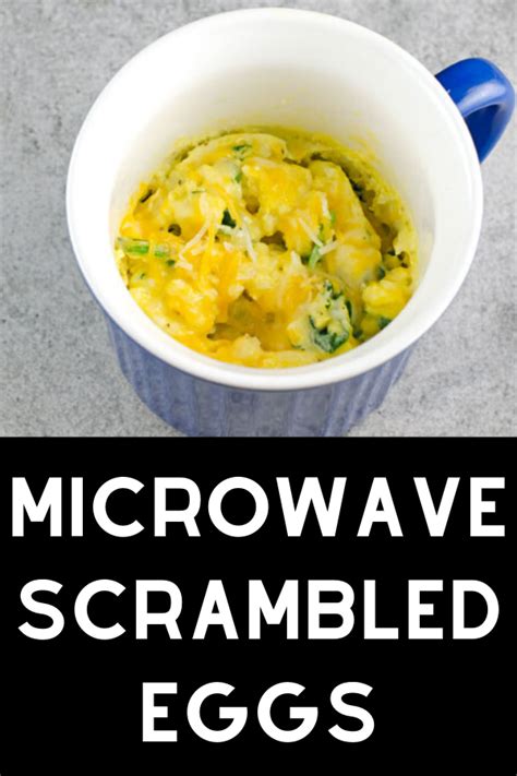 Microwave Scrambled Eggs Quick Healthy Breakfast Recipes Microwave