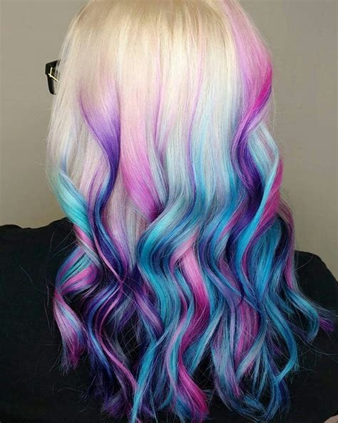 Pin On Galaxy Unicorn Rainbow Hair