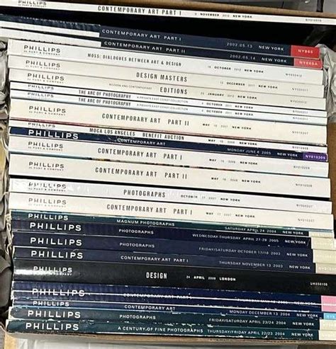 Phillips Art Catalogues Colorado Premier Realty And Auction Services