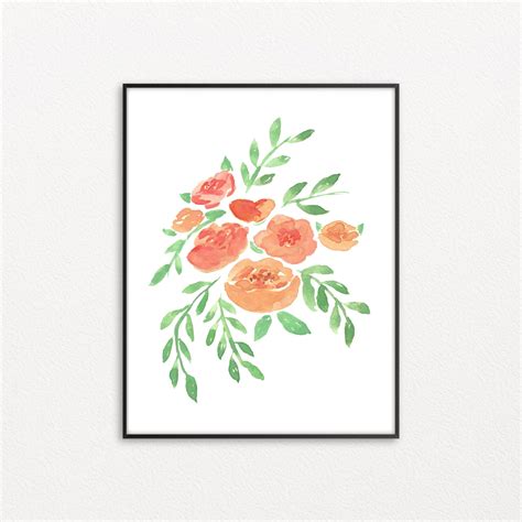 Printable Wall Art Floral Wall Art Instant Download Etsy