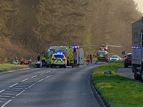 Motorcyclist Airlifted After Collision On Cannock Chase Express And Star