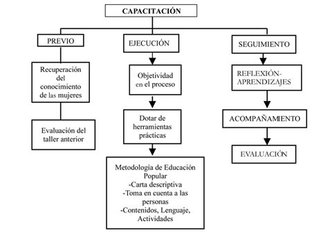 Mapa Conceptual Del Proceso De Capacitación Cam Download Scientific