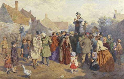 The Quack Doctor 1866 Painting By Charles Green