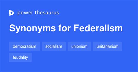 Federalism Synonyms 209 Words And Phrases For Federalism