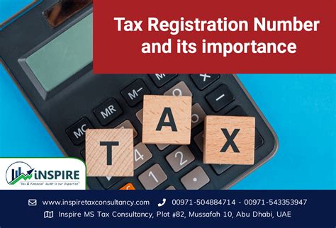 Tax Registration Number And Its Importance Inspire Ms Tax Consultancy