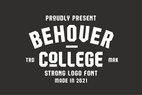 25 Best College Fonts For Graphic Design Branding And Logos Web
