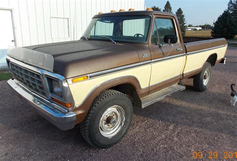 1979 Ford F250 4x4 Factory Ac C 6 No Reserve Classic Ford F 250