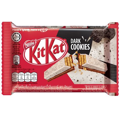 Kitkat Wafer Chocolate Dark Cookies 35g Tops Online