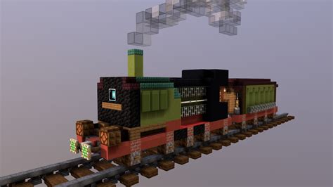 Steam Train Minecraft 3d Model By Cybermagef10wer Da274f3 Sketchfab
