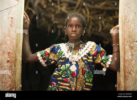 In The Town Of Djibo In Northern Burkina Faso A Young Fulani Woman