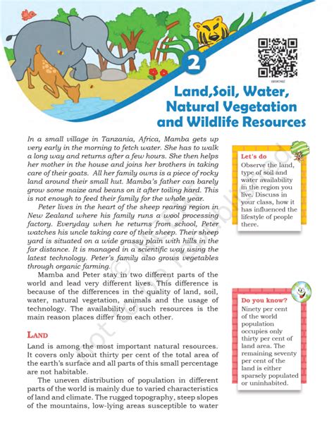 Ncert Book Class Geography Chapter Land Soil Water Natural