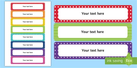 Editable Classroom Tray Labels Back To School Resources