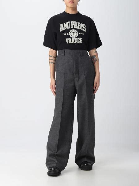 Ami Paris Womens Pants Sale From The Fall Winter 2022 23 Collection