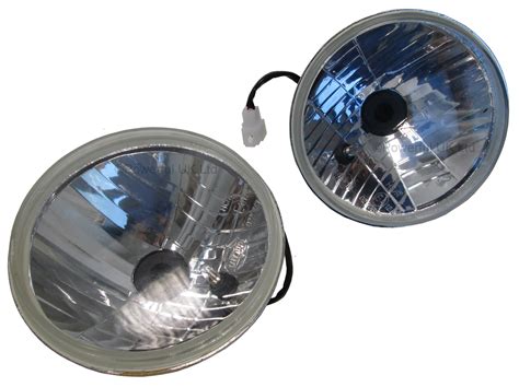 crystal halogen headlight conversion mgb pair lhd powerful uk