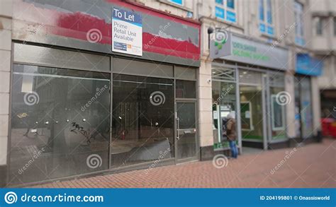 Post Lockdown High Street Shop Closures Across Britain Editorial Photo