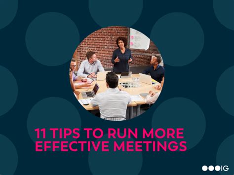 11 Tips To Run More Effective Meetings Insight Global