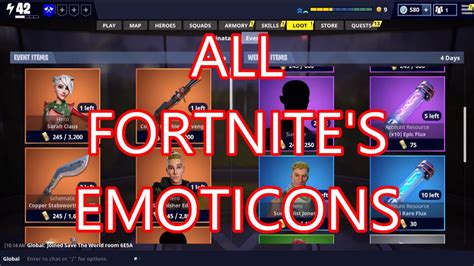 Get the cool fortnite fonts and copy and paste them to make your name unique. All Fortnite Emoticons | Bucks2beards