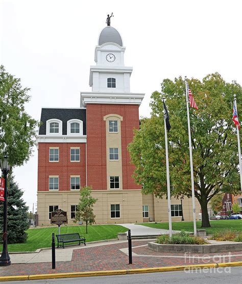 Seneca County Courthouse Tiffin Ohio 5438 Photograph By Jack Schultz