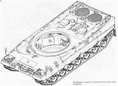 Leopard 2 Blueprint German Tanks Tank Armor Blueprints