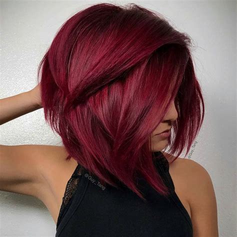 Gritty and youthful looks with shaving and long tuft proposed by jen curnow. Amazing Ombre Hair Colour Ideas - RED Ombre 2020-2021 ...