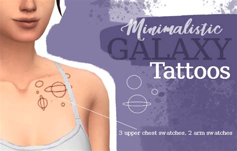 Galaxy Tattoos Love 4 Cc Finds