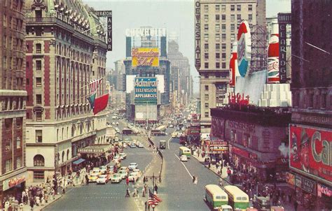 Times Square (circa late 1950s) | Times Square, (New York City) | Pinterest | Times square and City