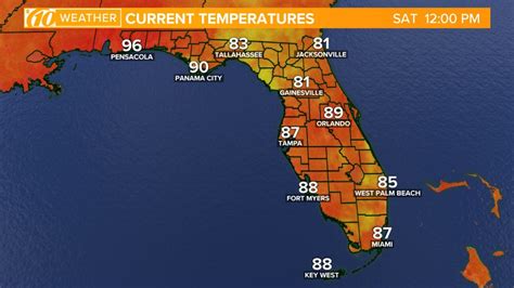 Amazing Florida Temperature Map Free New Photos New Florida Map With