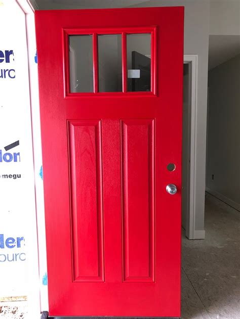 Sherwin Williams Real Redfront Door Painted Front Doors Red Front