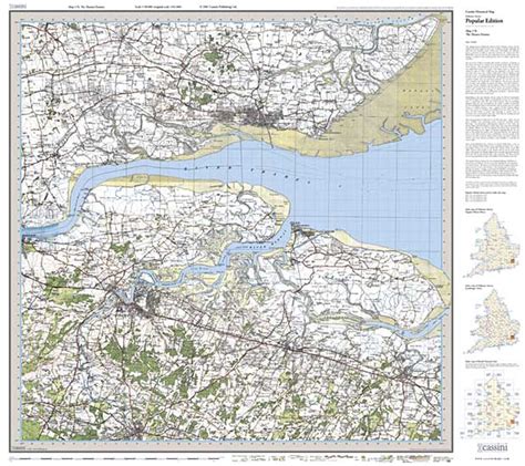 Popular Edition 178 The Thames Estuary Cassini Maps Shopping Cart