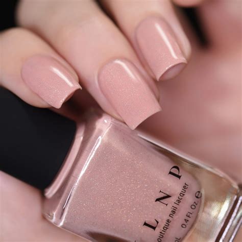 Ceo Dusty Pink Nude Holographic Nail Polish By Ilnp