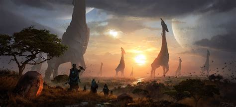 Piotr Dura The Great Migration Environment Concept Art Imaginary World