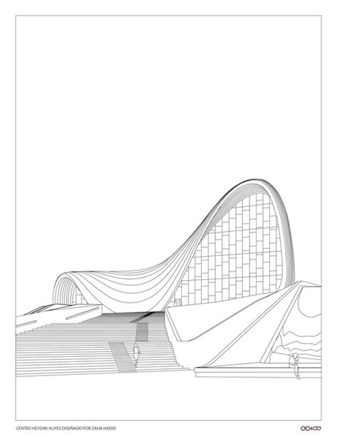 Architecture Scale Figures Sketch Coloring Page