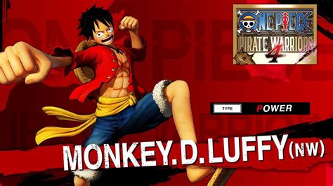 One Piece Pirate Warriors 4 Luffy Character Trailer Ps4xb1nswpc