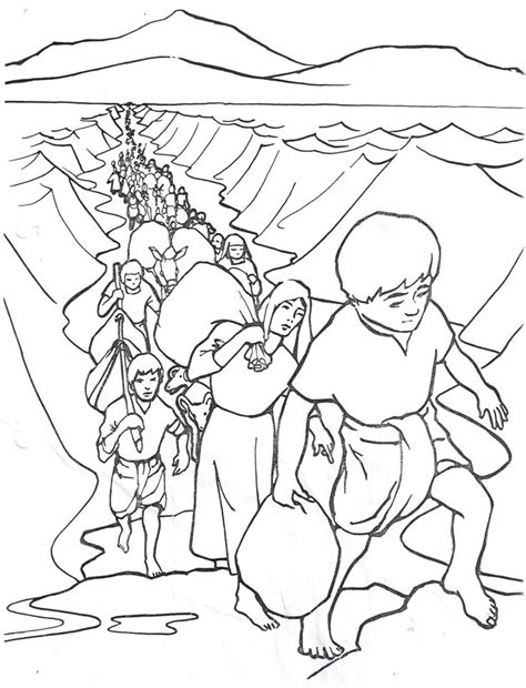 Pin by Norma Linder Cook on Crossing the Red Sea | Coloring pages