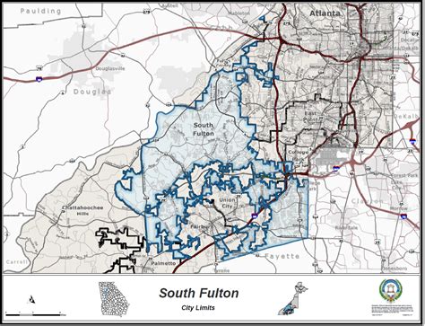 Atlanta Fulton County Map