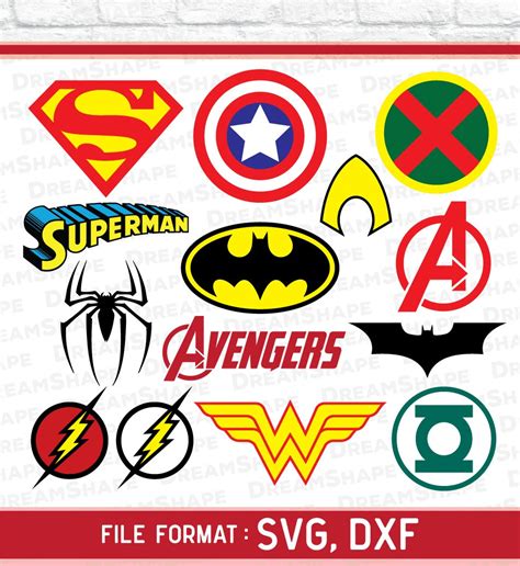 Super Heroes SVG Files Super Hero Cricut Cut File Vinyl