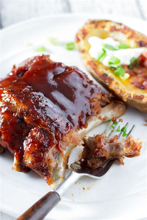 These Easy Tender Slow Cooker Bbq Ribs Are Perfect For A Comforting