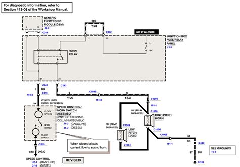 1999 Ford F350 Horn Wiring Diagram