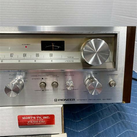Pioneer Sx 580 Vintage Stereo Receiver Serviced Cleaned Tested