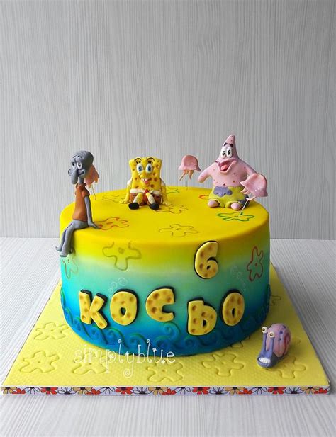 Spongebob Squarepants Cake Decorated Cake By Simplyblue Cakesdecor