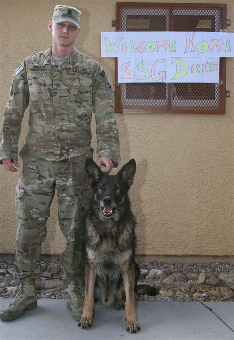 Fort Welcomes Deployed K9 Team Home Article The United States Army