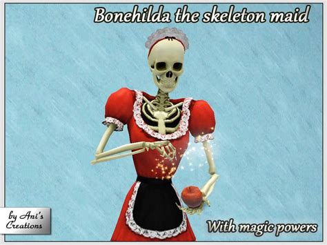 Bonehilda The Skeleton Maid Maid Magic Powers Skeleton