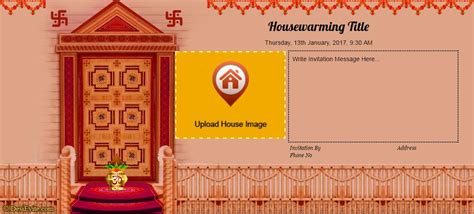 editable housewarming invitation template indian invitation printing