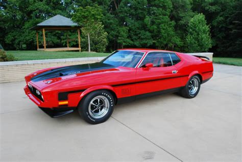 1971 Ford Mustang Mach 1 429 Cobra Jet Four Speed