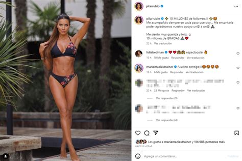 El Posado De Infarto De Pilar Rubio En Bikini Para Celebrar Los Millones De Seguidores Foto