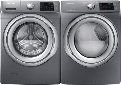 Samsung 48 Cu Ft Front Load Washer And 75 Cu Ft Electric Dryer