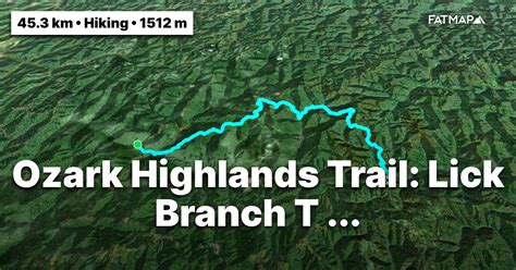 Ozark Highlands Trail Map