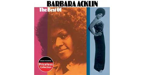 Barbara Acklin Best Of Cd