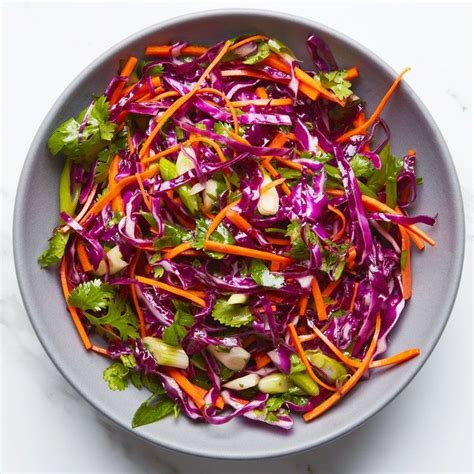 Red Cabbage Slaw With Cilantro And Citrus Grilled Cabbage Red Cabbage
