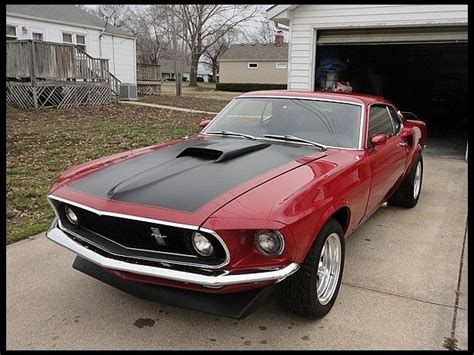 1969 Ford Mustang Fastback 428500 Hp 4 Speed Mecum Auctions